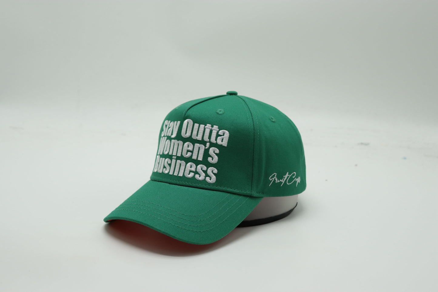 Stay Outta Women's Business Hat (Orange and Green Color)