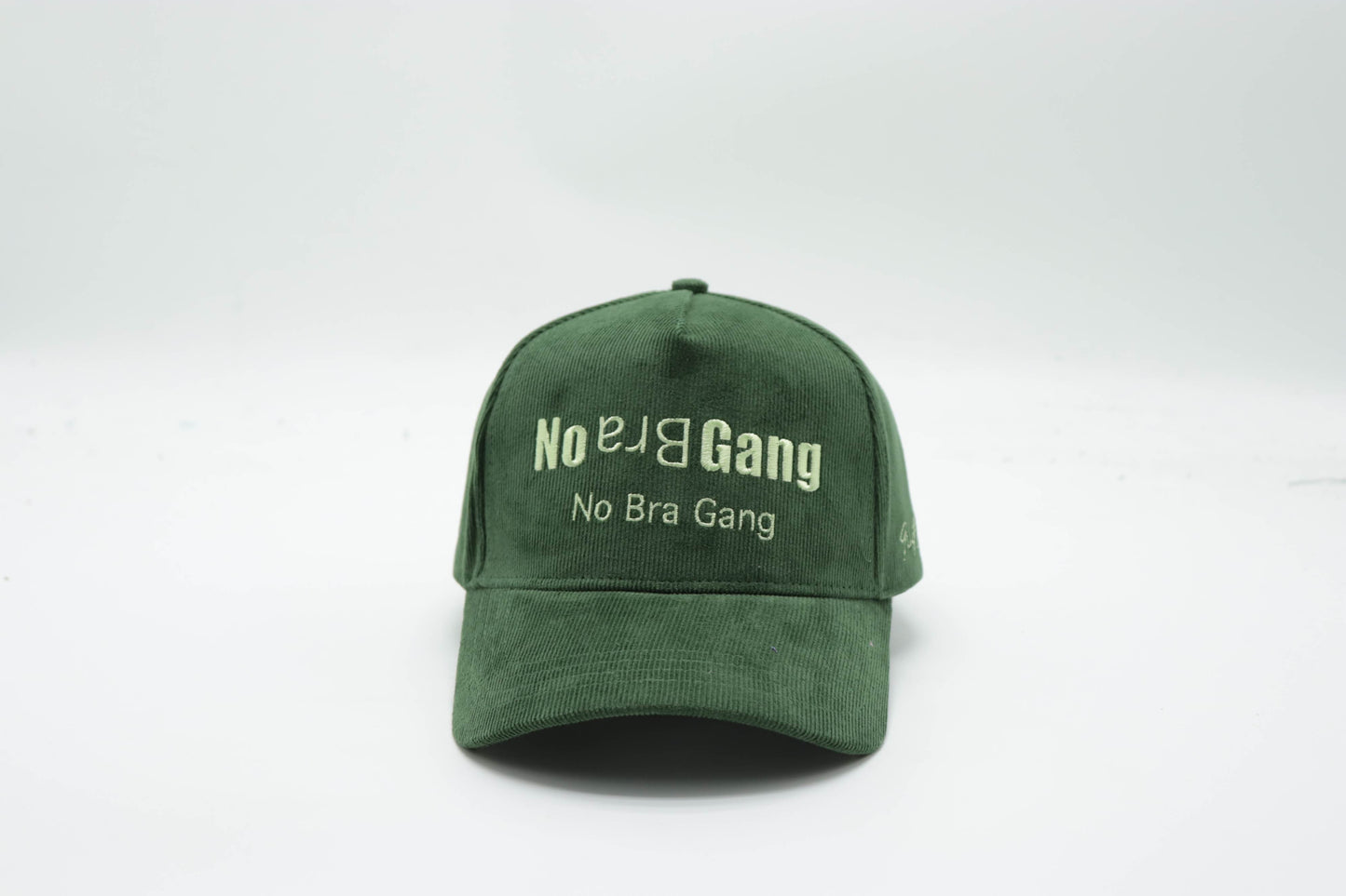 Suede No Bra Gang snapback hat