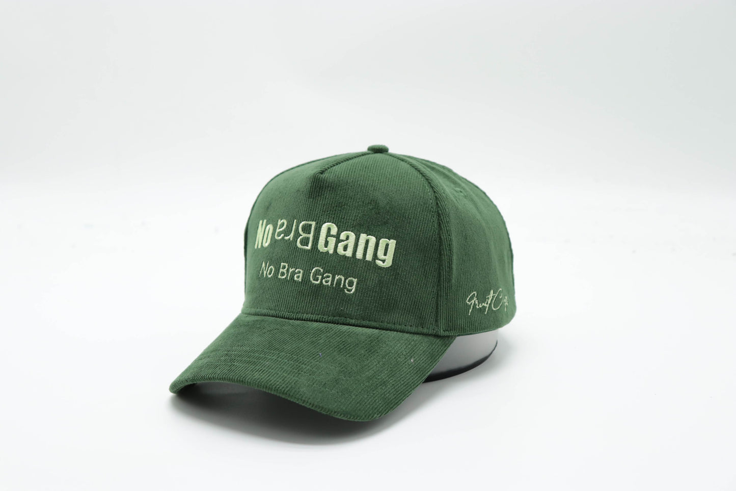 Suede No Bra Gang snapback hat