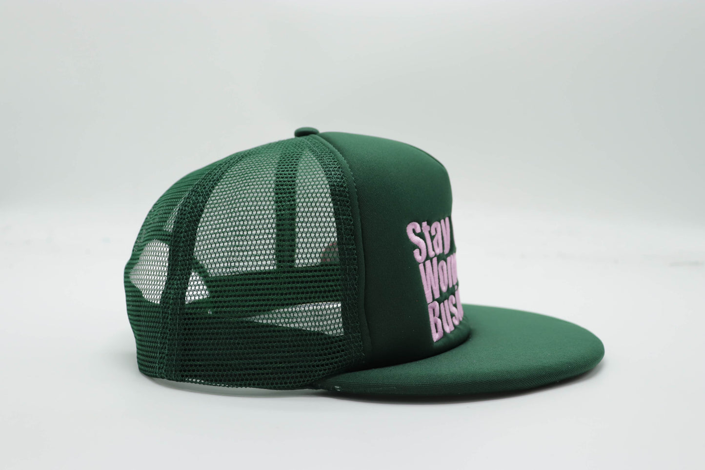 Stay Outta Women's Business Hat (Pink and Green Color)