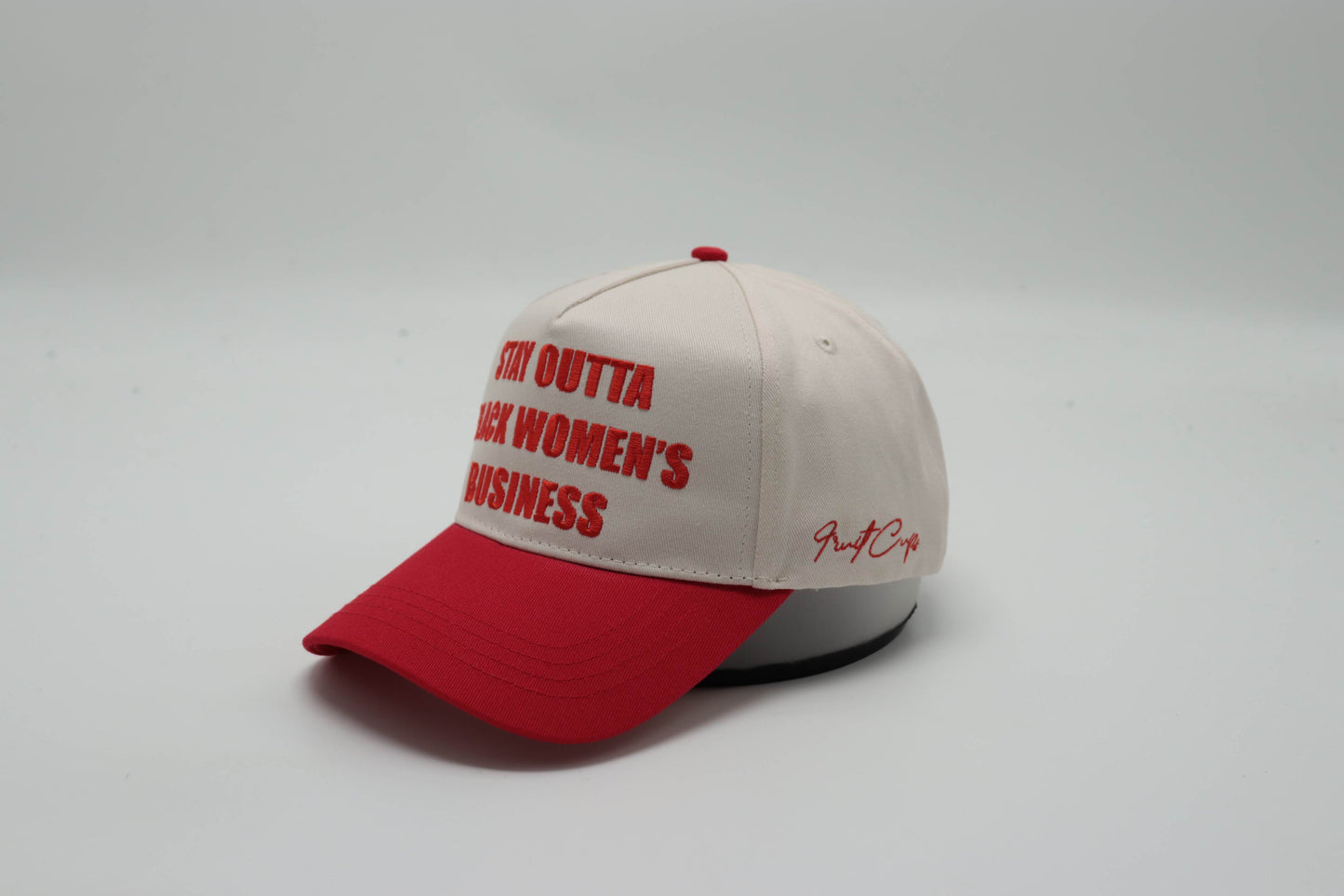 Stay Outta Black Women's Business Snapback (Red color)